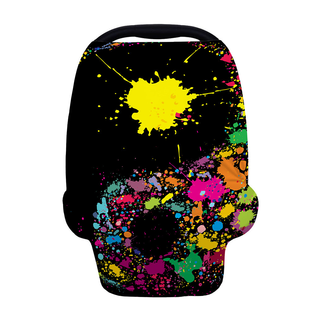 Colorful Splash Yin Yang Print Baby Seat Cover