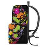 Colorful Splash Yin Yang Print Backpack
