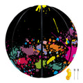 Colorful Splash Yin Yang Print Basketball