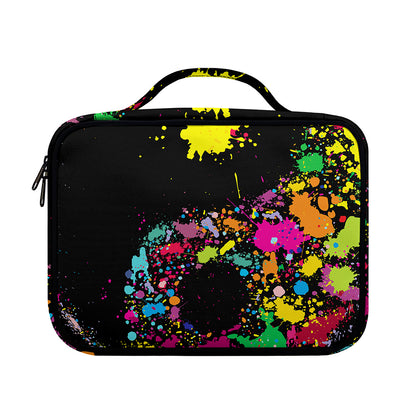 Colorful Splash Yin Yang Print Briefcase Bible Bag