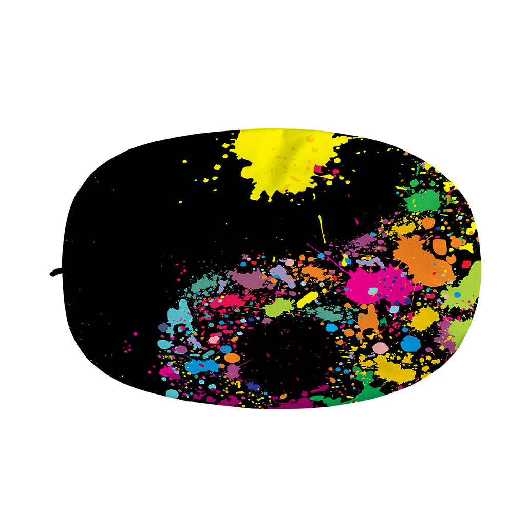Colorful Splash Yin Yang Print Car Side Mirror Covers