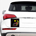 Colorful Splash Yin Yang Print Car Sticker