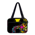 Colorful Splash Yin Yang Print Double Strap Bible Bag