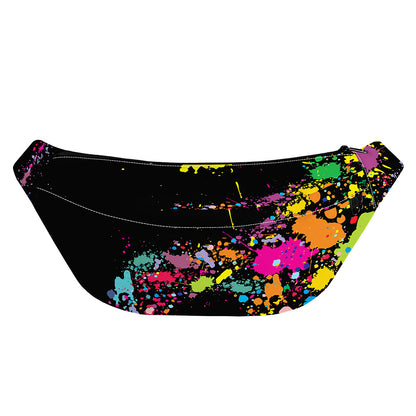 Colorful Splash Yin Yang Print Fanny Pack