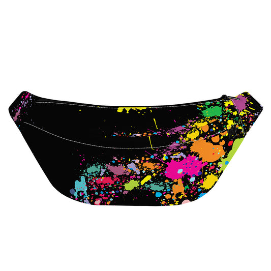 Colorful Splash Yin Yang Print Fanny Pack
