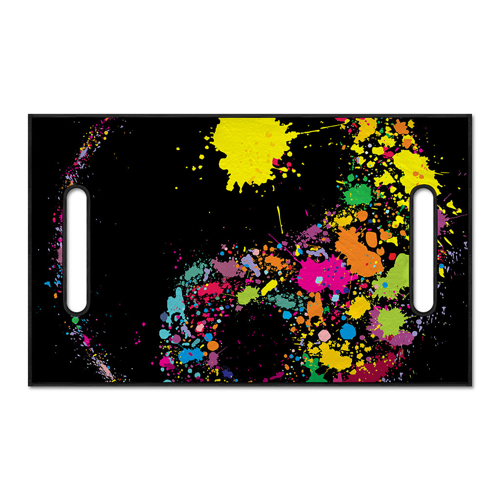 Colorful Splash Yin Yang Print Golf Cart Seat Cover