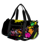 Colorful Splash Yin Yang Print Gym Bag