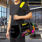 Colorful Splash Yin Yang Print Gym Bag