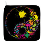 Colorful Splash Yin Yang Print Hand Towel