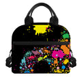 Colorful Splash Yin Yang Print Insulated Lunch Bag