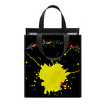 Colorful Splash Yin Yang Print Insulated Lunch Tote