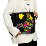 Colorful Splash Yin Yang Print Laptop Sleeve