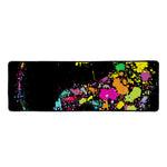 Colorful Splash Yin Yang Print Long Kitchen Mat