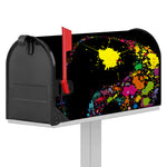 Colorful Splash Yin Yang Print Mailbox Cover