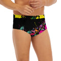 Colorful Splash Yin Yang Print Men's Briefs