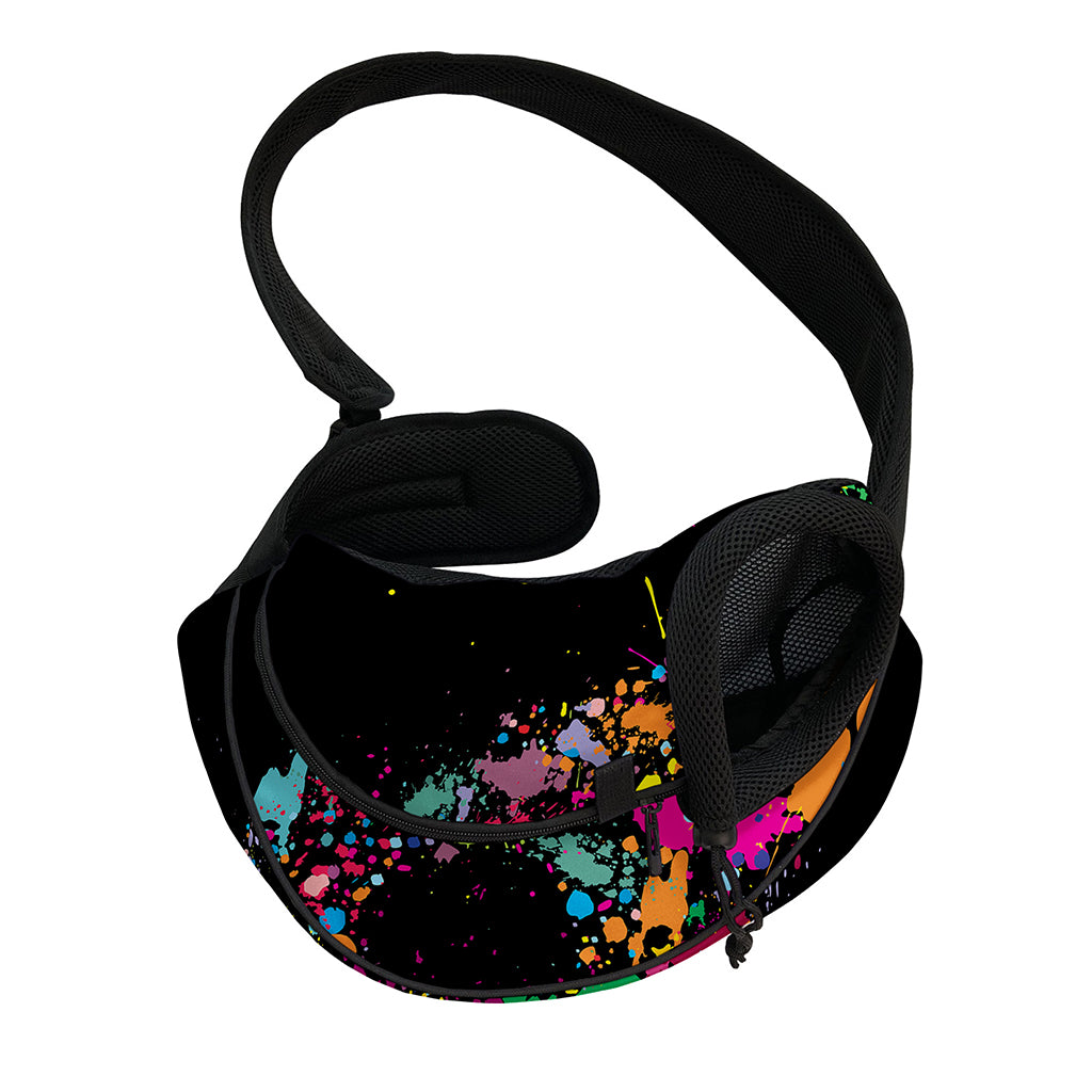 Colorful Splash Yin Yang Print Pet Sling Carrier