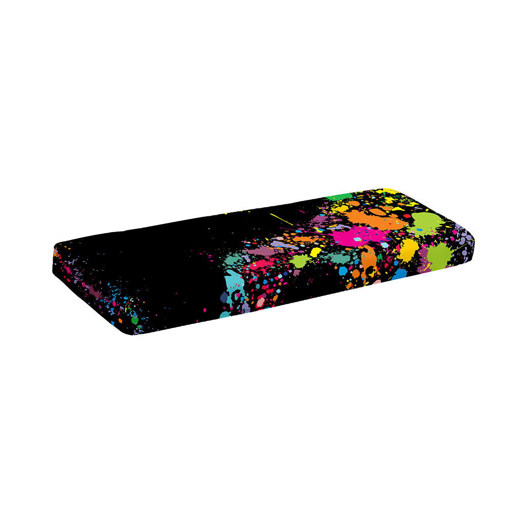 Colorful Splash Yin Yang Print Piano Keyboard Cover