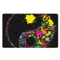 Colorful Splash Yin Yang Print Polyester Doormat