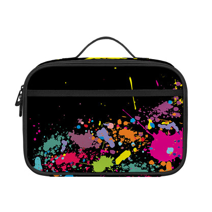 Colorful Splash Yin Yang Print Portable Lunch Bag