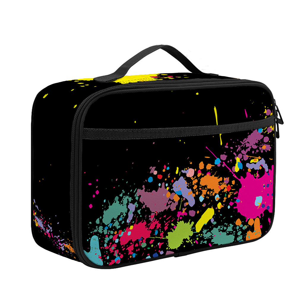 Colorful Splash Yin Yang Print Portable Lunch Bag