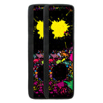 Colorful Splash Yin Yang Print Refrigerator Handle Covers