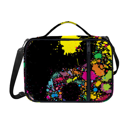 Colorful Splash Yin Yang Print Shoulder Strap Bible Bag