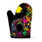 Colorful Splash Yin Yang Print Single Oven Mitt