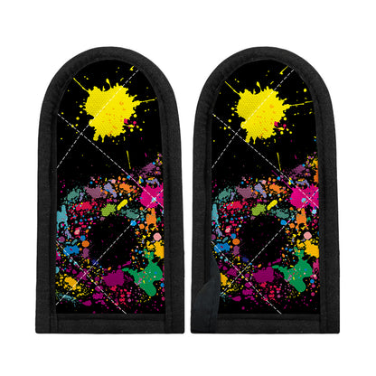 Colorful Splash Yin Yang Print Skillet Handle Cover