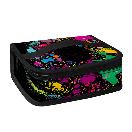Colorful Splash Yin Yang Print Small Lunch Bag