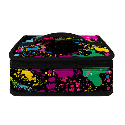Colorful Splash Yin Yang Print Small Lunch Bag