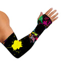 Colorful Splash Yin Yang Print Sun Protection Arm Sleeves