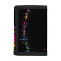 Colorful Splash Yin Yang Print Trifold Wallet