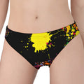 Colorful Splash Yin Yang Print Women's Panties