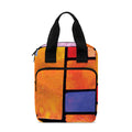 Colorful Stained Glass Mosaic Print Bible Tote Bag
