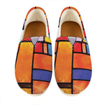Colorful Stained Glass Mosaic Print Casual Shoes