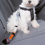 Colorful Stained Glass Mosaic Print Dog Seat Belt