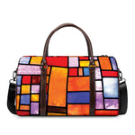Colorful Stained Glass Mosaic Print Duffle Bag