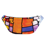 Colorful Stained Glass Mosaic Print Fanny Pack