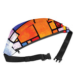 Colorful Stained Glass Mosaic Print Fanny Pack