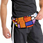 Colorful Stained Glass Mosaic Print Fanny Pack