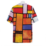 Colorful Stained Glass Mosaic Print Hawaiian Shirt