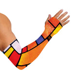 Colorful Stained Glass Mosaic Print Sun Protection Arm Sleeves