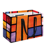 Colorful Stained Glass Mosaic Print Utility Tote Bag