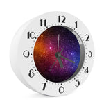Colorful Stardust Galaxy Space Print Alarm Clock