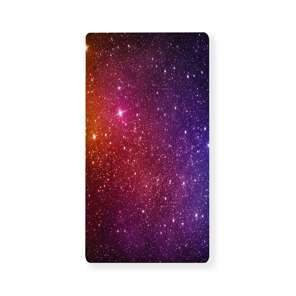 Colorful Stardust Galaxy Space Print Baby Crib Sheet