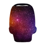 Colorful Stardust Galaxy Space Print Baby Seat Cover