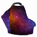 Colorful Stardust Galaxy Space Print Baby Seat Cover