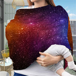 Colorful Stardust Galaxy Space Print Baby Seat Cover