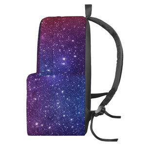 Colorful Stardust Galaxy Space Print Backpack