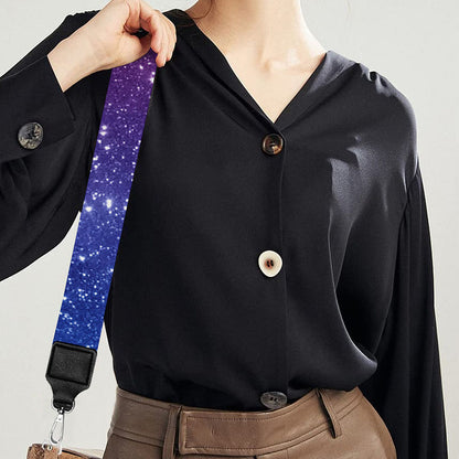 Colorful Stardust Galaxy Space Print Bag Strap